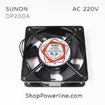 พัดลม Fan SUNON (DP200A, 2123HBL) AC220V 120x120x38mm (2wire)