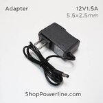 อะแดปเตอร์ Adapter 12V 1.5A (5.5x2.5,2.1mm)