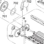SCALE,PF EPSON L800/L805 "ตำแหน่งที่ 701"