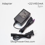 อะแดปเตอร์ Adapter Printer HP +22V 455mA (3Pin)