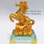 ม้าทองเหยียบก้อนทอง ขนาด 6 นิ้ว