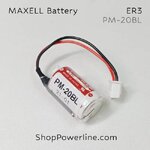 แบตเตอรี่ Battery Maxell (ER3, PM-20BL) 3.6V (White Plug)