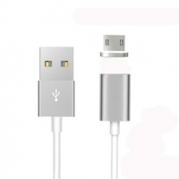 สายชาร์จแม่เหล็ก Earldom หัว micro USB(เงิน)