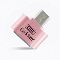 สาย OTG micro USB ยี่ห้อ Earldom (สีชมพูทอง)