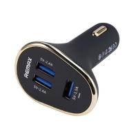 ที่ชาร์จในรถ Remax 3 USB(ดำ)