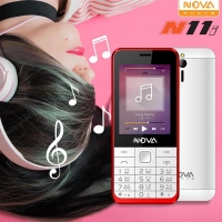 โทรศัพท์มือถือแบบปุ่มกด 3G NOVA PHONE N11i (แดง)