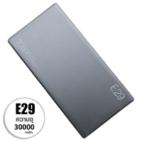 พาวเวอร์แบงค์ Eloop E29 30,000mAh(เทา)