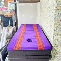 🔥 ผ้าปูเตียงนวดไทย-ออย เบาะนวดไทย ผ้าปูที่นอนอโรมา ผ้าปูเกรดโรงแรม กันไรฝุ่น ผ้าคลุมเตียงแบบรัดมุม Spa cushion covers, Thai massage bed sheets Aromatherapy bed sheet