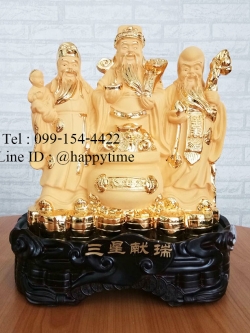 ฮกลกซิ่วมงคล งานเรซิ่นทองพ่นทราย