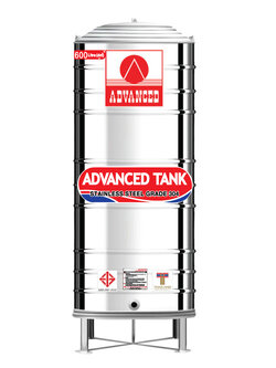 แท้งค์น้ำสแตนเลส แอ็ดวานซ์ ADVANCED ทรงก้นเรียบ AVF600 ขนาด 600 ลิตร