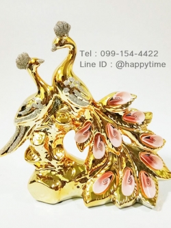 นกยูงคู่สีทอง