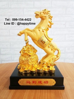 ม้าถุงทองพ่นทราย