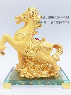 ของขวัญวันเกิดปีมะเมีย ม้าทองฐานแก้ว