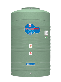 ถังเก็บน้ำบนดิน แอ็ดวานซ์ รุ่นโอทู (O2) ขนาด 12000 ลิตร ราคาถูก ส่งฟรี