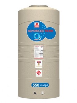 ถังเก็บน้ำบนดิน แอ็ดวานซ์ รุ่นโอทู (O2) ขนาด 550 ลิตร ราคาถูก ส่งฟรี