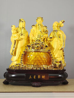 เทพฮกลกซิ่ว เทพเจ้าแห่งความมั่งคั่ง มั่นคง อายุยืนยาว