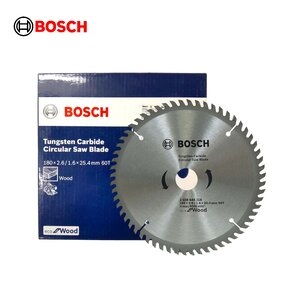 BOSCH ใบเลื่อยวงเดือนตัดไม้ ขนาด 7 นิ้ว 60ฟัน ECO For Wood