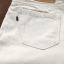 1. Levi's Made and Crafted มือสอง Tack Slim สีขาวครีม ริมแดง เอว 29 ยาว 34