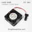 พัดลม Fan NMB-MAT (1606KL-05W-B49) DC24V 40x40x15mm 0.07A (3wire Fanuc Plug)