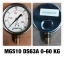 2.5 นิ้ว 0-60 KG (870PSI) ออกล่าง เกลียว 1/4" BSP ทองเหลือง