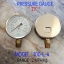 "IK" 4 นิ้ว 0-2MPA /0-20KG ออกล่าง 1/2" ทองเหลือง NPT