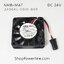 พัดลม Fan NMB-MAT (2406KL-05W-B59, A90L-0001-0511) DC24V 60x60x15mm 0.13A (3wire Fanuc Plug)