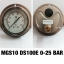 4 นิ้ว 0-25BAR (350PSI) ออกหลังหน้าแปลน เกลียว 1/2" NPT ทองเหลือง