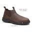 Caterpillar Outline Slip-On Steel Toe Work Boot P91159 Seal Brown