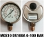 4 นิ้ว 0-100BAR (0-1400PSI) ออกล่าง 1/2" ทองเหลือง BSP