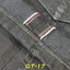 17. Gustin #167 - Italy BlackXBlack สีดำ ผ้าดิบอิตาลี 14oz. ริมแดง เอว 31 ยาว 33 Made in USA