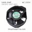 พัดลม Fan NMB-MAT (5915PC-20T-B30) AC200V 172x150x38mm 34/33W (2pin)