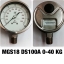 4 นิ้ว 0-40KG/CM2 (550PSI) ออกล่าง 1/2" สแตนเลส NPT