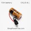 แบตเตอรี่ Battery FDK (CR2/3 8.L) 3V (Black Plug)