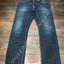 48. Nudie Jeans - Average Joe - Org. Contrast Indigo เอว 32 ยาว 31 Made in Italy