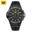 นาฬิกา CATERPILLAR นาฬิกา CAT รุ่น NAVIGO X multi รหัสรุ่น AA.169.21.121 นาฬิกาโครโนกราฟ ระบบระบบควอตซ์ ตัวเรือนสแตนเลส รมดำ สายยางซิลิโคนสีดำ