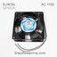 พัดลม Fan SUNON (SP100A, 1123HBL) AC110V 120x120x38mm.0.26A (2wire)
