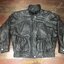 12. Wilsons Leather Jackets - เสื้อแจ็คเก็ตมอเตอร์ไซค์ผู้ชาย หนังแท้ สีดำ มือสอง Size S อก 44