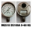 4 นิ้ว 0-60KG/CM2 (800PSI) ออกล่าง 1/2" สแตนเลส NPT