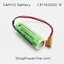 แบตเตอรี่ Battery SANYO (CR17450SE-R, A98L-0031-0012) 3V (Brown Plug)
