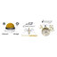 ลูกกอล์ฟ Bridgestone e12 Contact 2023 Yellow (ซื้อ1แถม1)