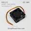 thumbnail image 2 of Mitsubishi MMF-04C24DS-MCA Cooling Fan – 40mm X 15mm, 24V, 0.09A 2 of 5
