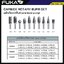FUKA เหล็กเจียร์คาร์ไบด์ แกน 3mm แบบ 10ตัวชุด CARBIDE ROTARY BURR