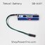 แบตเตอรี่ Battery Tekcell (SB-AA11, ER14505) 3.6V (Black Plug)