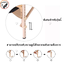 เตียงพับได้ รุ่น M19-ขนาด 70x185 สูง 59-83 cmm ขนาดกว้างพิเศษ แบบพกพาได้ กะทัดรัด แข็งแรง