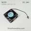 พัดลม Fan NIDEC (D06A-24TS5 01) DC24V 60x60x25mm 0.10A (2wire Black Plug)
