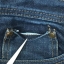 Unbranded UB301 Straight Fit 14.5oz Indigo Selvedge มือสอง เย็บซิงเกิ้ล ผ้าริมน้ำเงิน ทรงกระบอกตรง เอว 34 ยาว 31.5