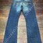50. Nudie ขาม้า - Regular Ralf - Basic Dark Used เอว 32 ยาว 32 Made in Italy