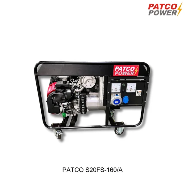 เครื่องกำเนิดไฟฟ้าเบนซิน PATCO S20FS-160/A 10 KVA Gasoline Generator 10 KVA.