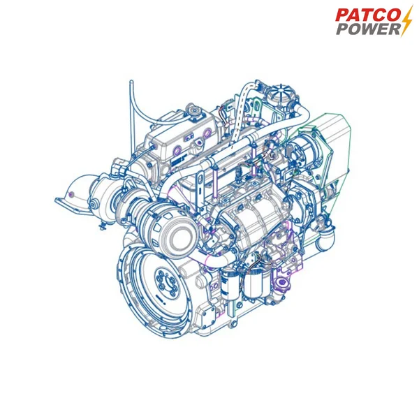 Marine Diesel Engine JOHN DEERE MODEL 4045DFM70 image 2 Marine Diesel Engine JOHN DEERE MODEL 4045DFM70 image 2