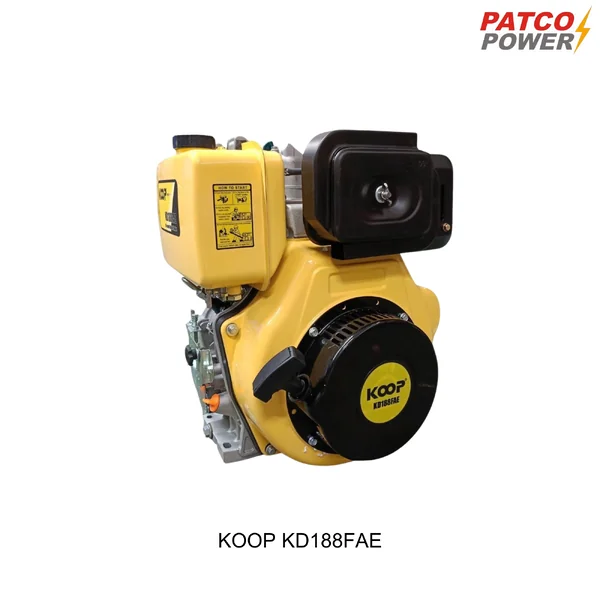 เครื่องยนต์ดีเซล PATCO KOOP MODEL KD186FAE ขนาด 10 แรงม้า เครื่องยนต์ดีเซล PATCO KOOP MODEL KD186FAE ขนาด 10 แรงม้า